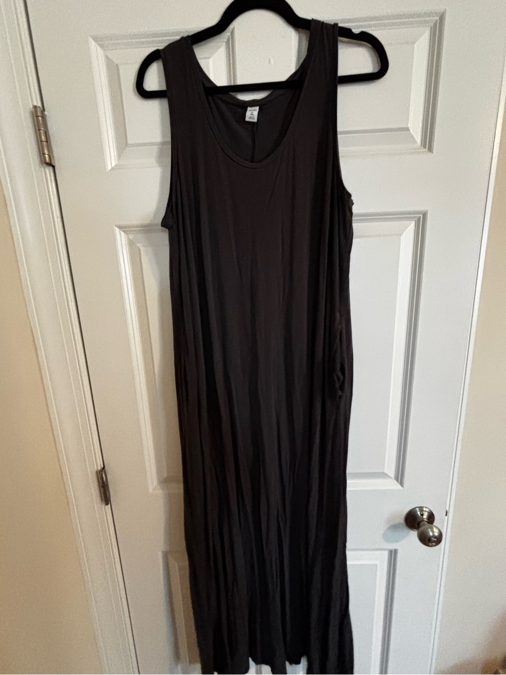 Old Navy Black Sleeveless Maxi Dress